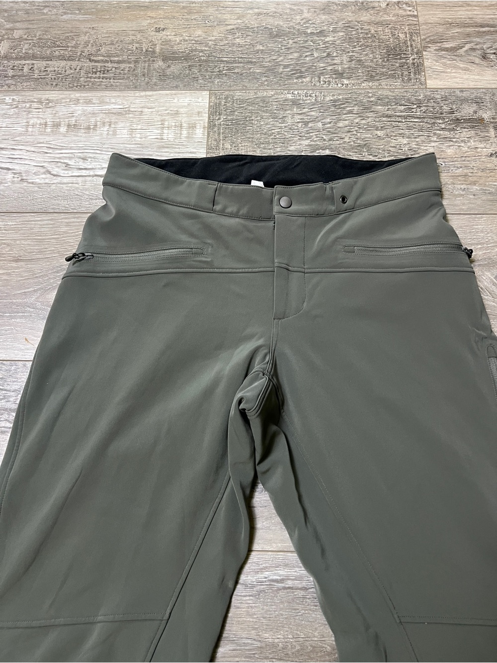 Mountain Equipment Women’s Hiking Fleece Lined Lightweight green zippered Pants - Picture 3 of 11